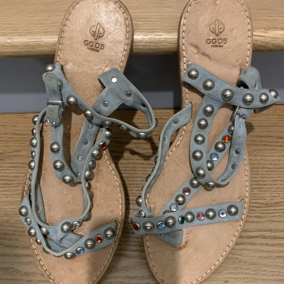 Golden Goose Studded Sandals - Picture 1 of 9